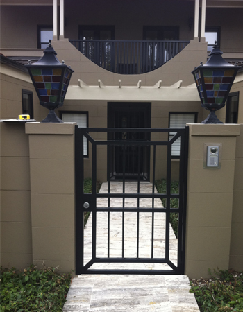 gate double security doors